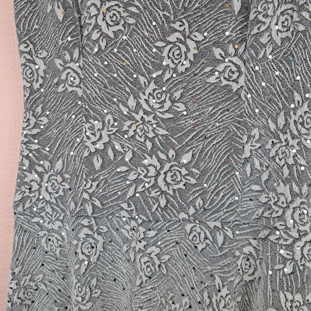 Connected Apparel Women Dress Sleeveless Stretch Size 12 With Sequins Sparkling - Picture 6 of 12